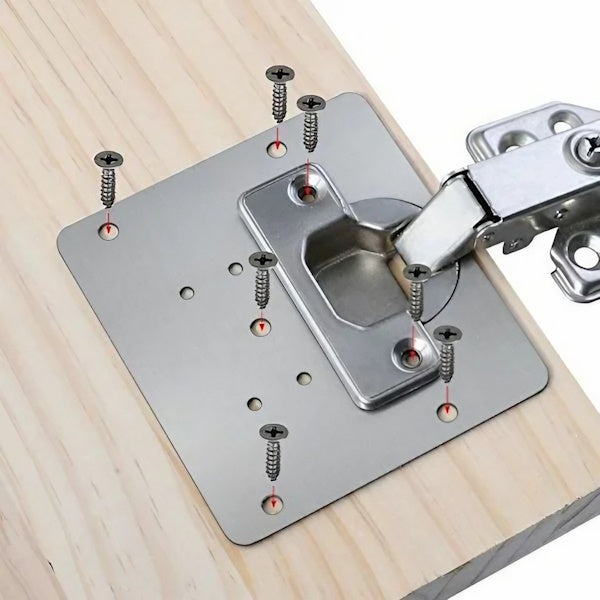 Ремонтная пластина для петель (шарниров) из нержавеющей стали