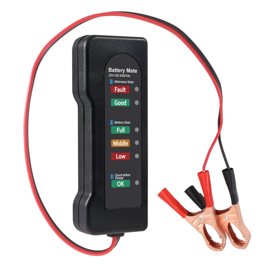 12V car battery tester