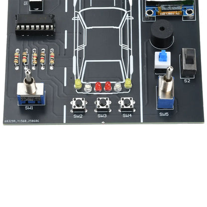 DIY Soldering Practice Kit — Car Driving Simulator Model