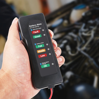 12V car battery tester