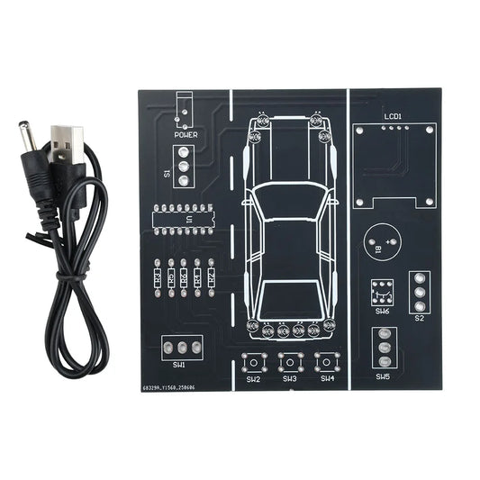 DIY Soldering Practice Kit — Car Driving Simulator Model