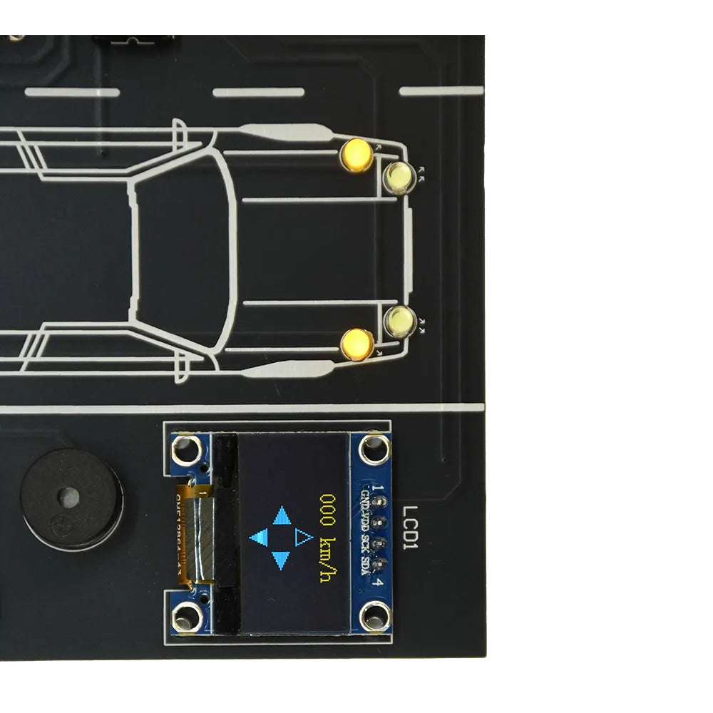 DIY Soldering Practice Kit — Car Driving Simulator Model