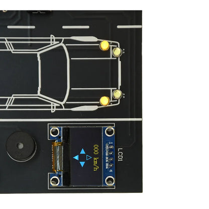 DIY Soldering Practice Kit — Car Driving Simulator Model