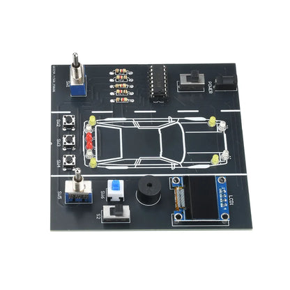 DIY Soldering Practice Kit — Car Driving Simulator Model