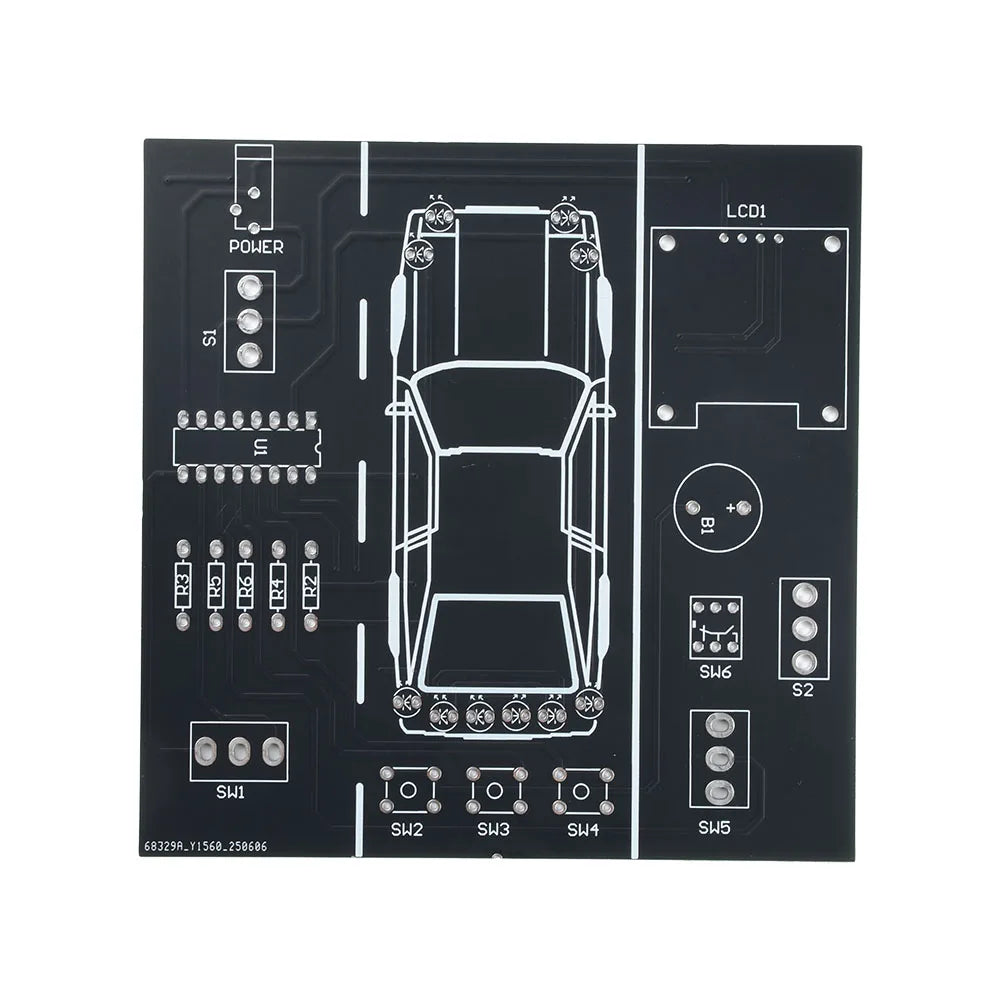 DIY Soldering Practice Kit — Car Driving Simulator Model
