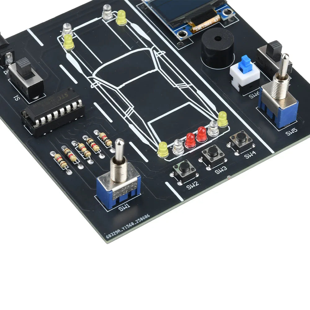DIY Soldering Practice Kit — Car Driving Simulator Model