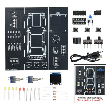 DIY Soldering Practice Kit — Car Driving Simulator Model