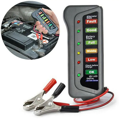 12V car battery tester