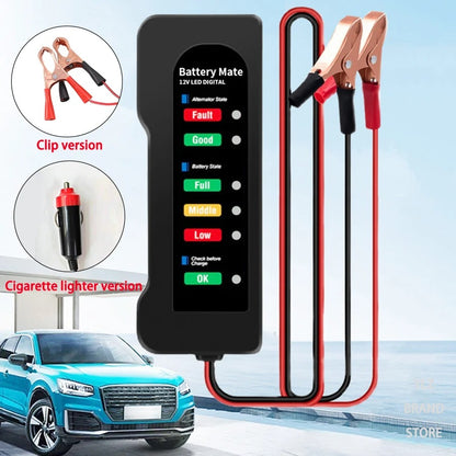 12V car battery tester