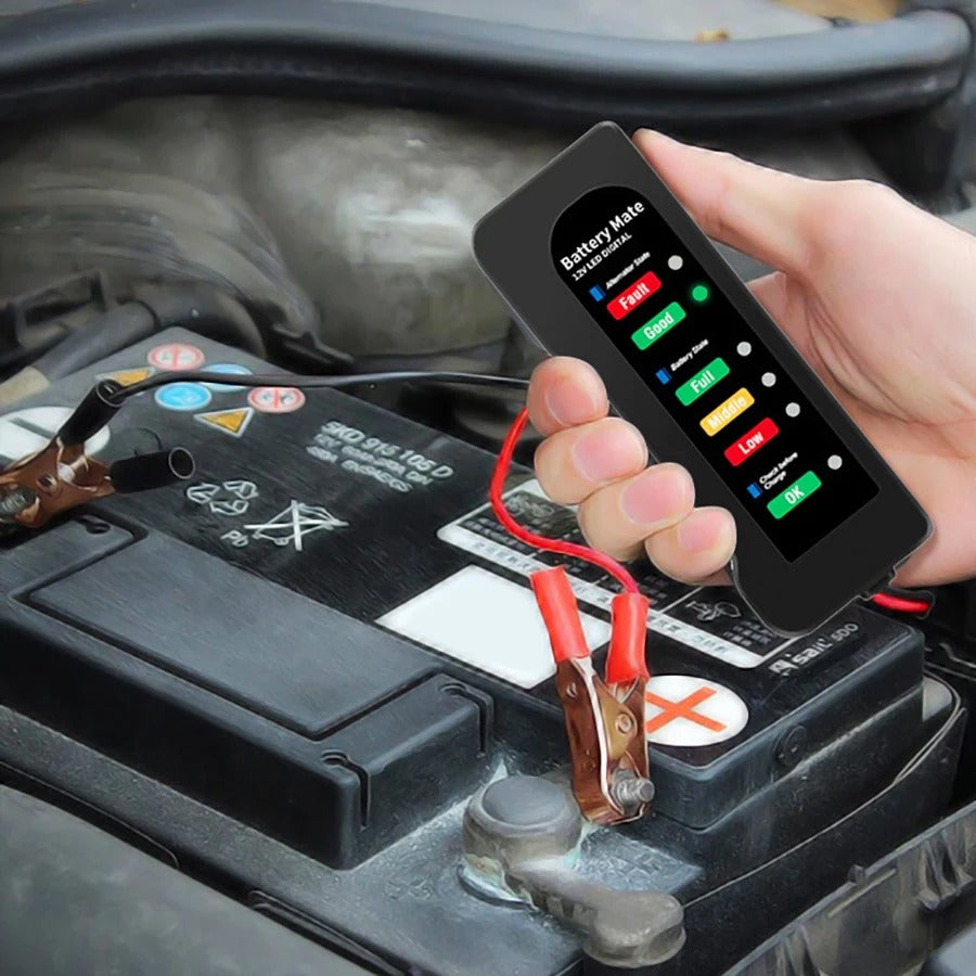 12V car battery tester