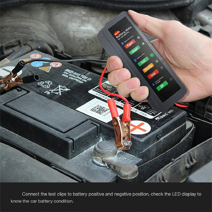 12V car battery tester