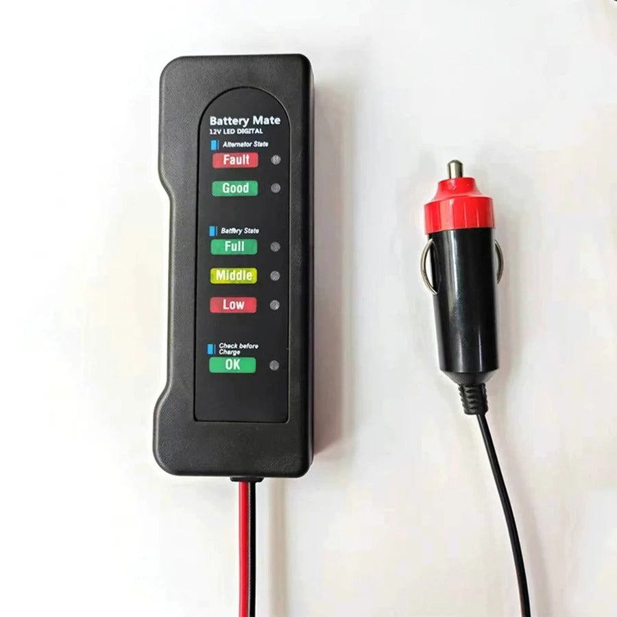 12V car battery tester